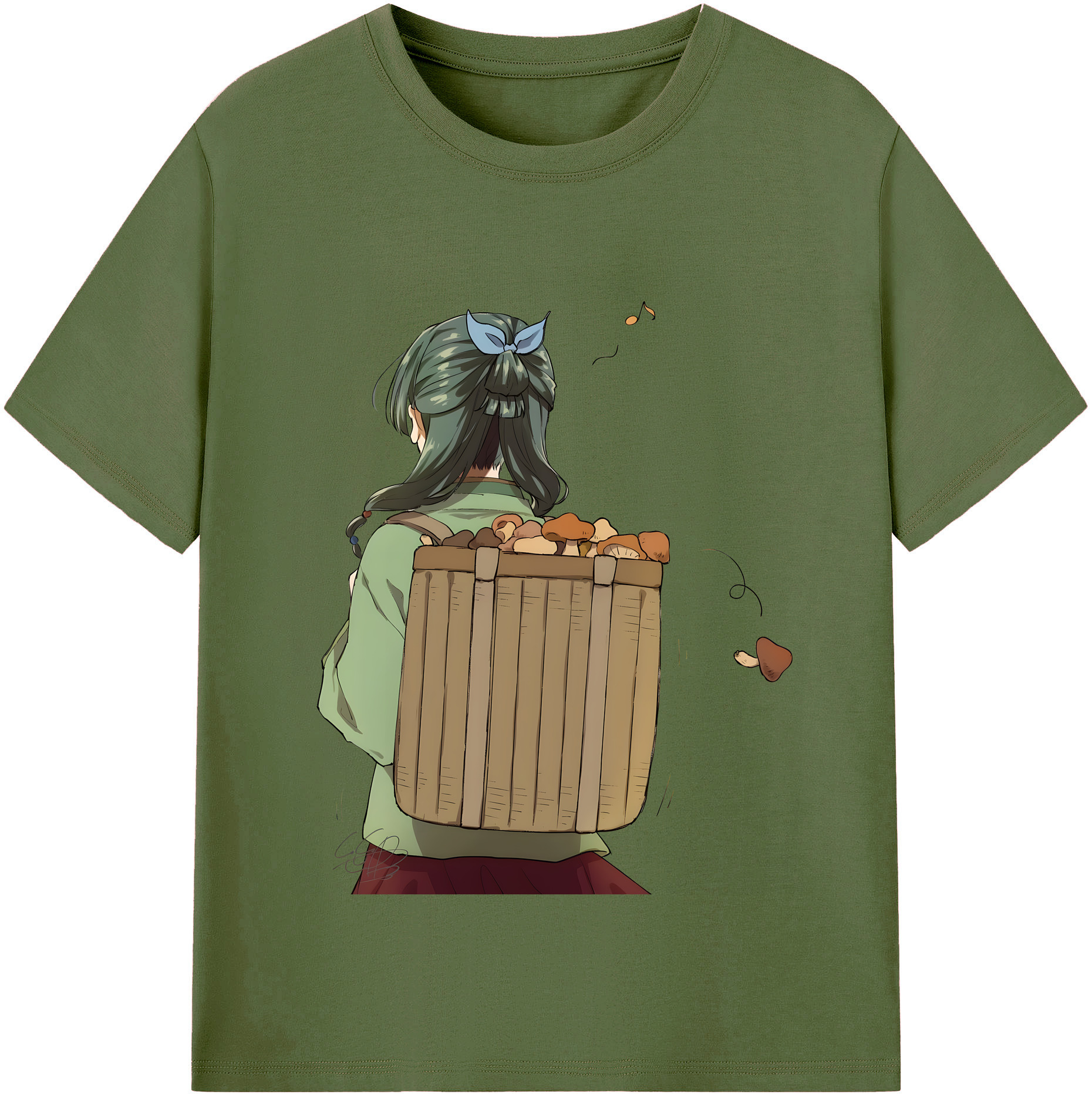 （画像用） 薬屋のひとりごと The Apothecary Diaries 綿100％半袖Tシャツ（フロントプリント）
